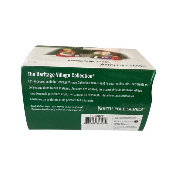 Department 56 North Pole Series - "Welcome To Netties B&B" - Vintage‎ - Picture 8 of 9